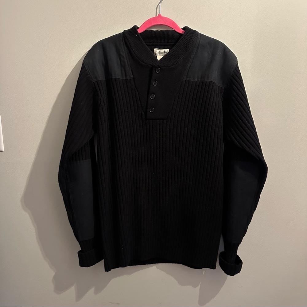 L.L. Bean Black Men's Sweater